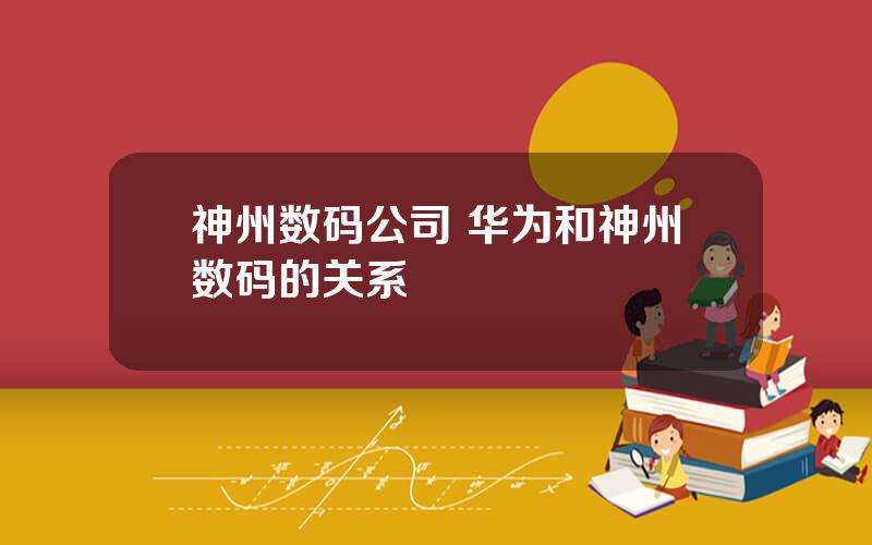 神州数码公司 华为和神州数码的关系